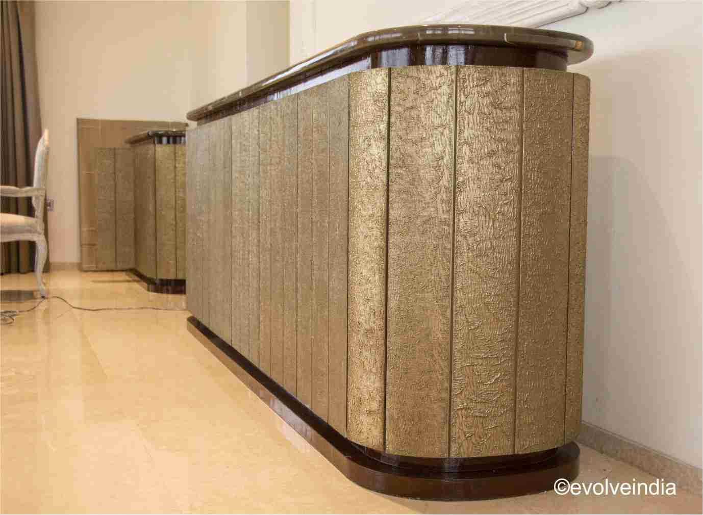 Brass Finished Bar Table