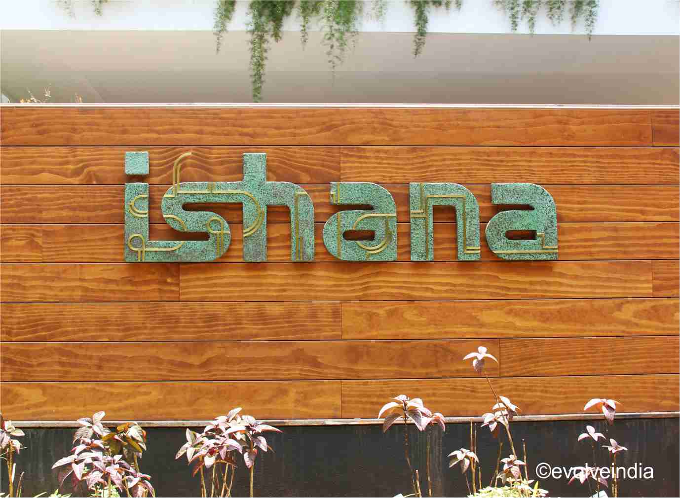 Copper Patina Finished Signage
