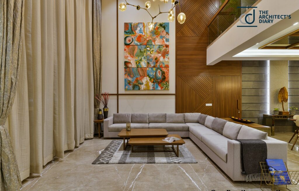 10 Double-Height Accent Wall Ideas To Instill A Sense of Grandeur Into Your Spaces