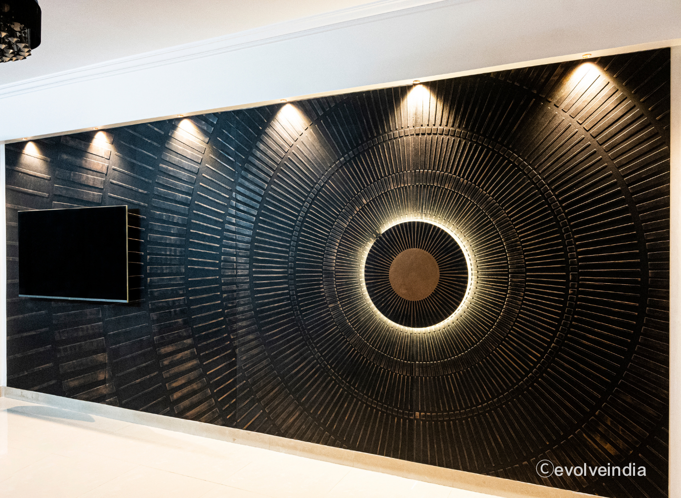 Liquid Metal Copper Patina Bespoke Accent Wall Liquid Metal Copper Patina Bespoke Accent Wall by Evolve India