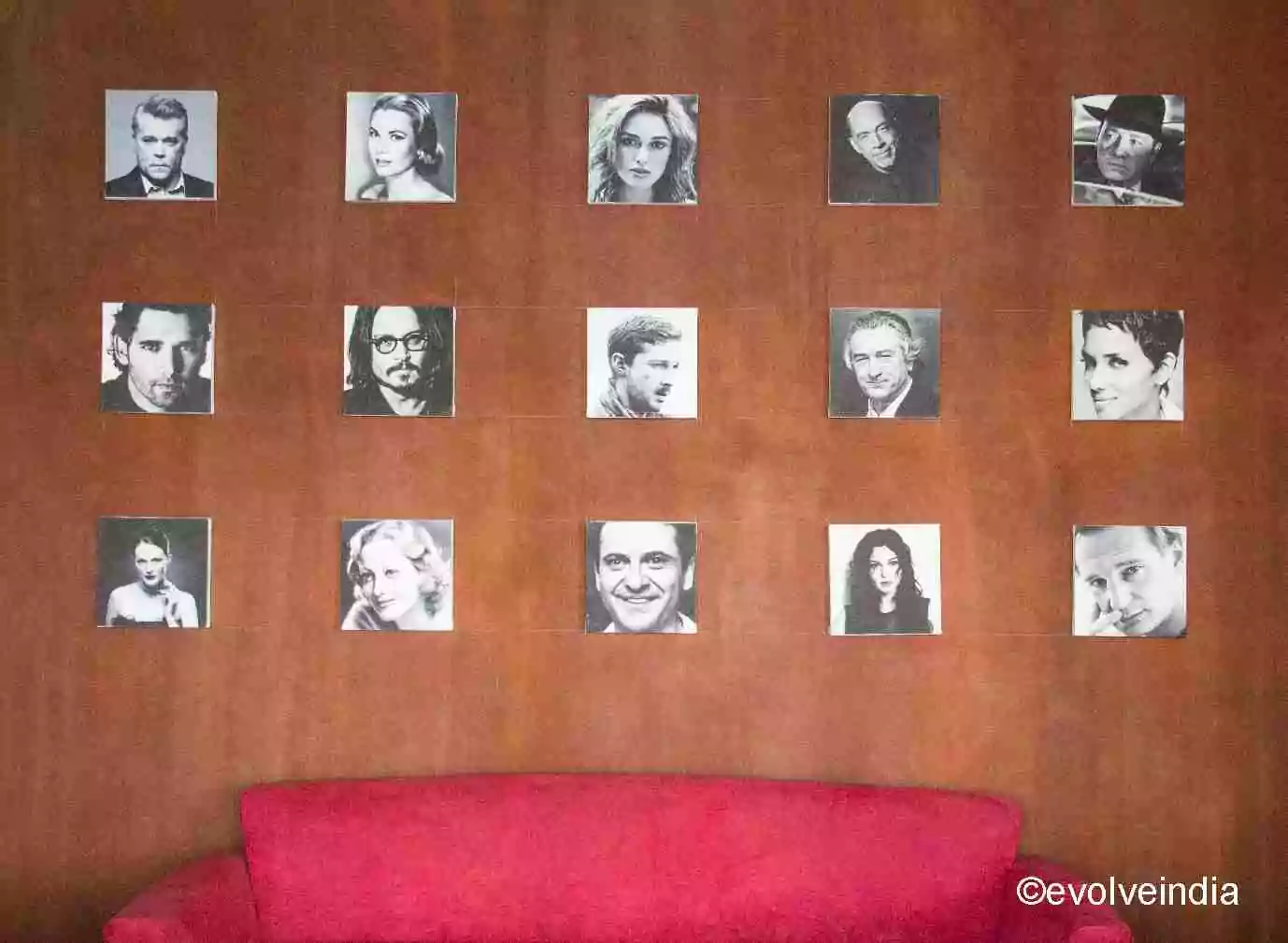 Seamless wall designed using corten steel finish by Evolve India
