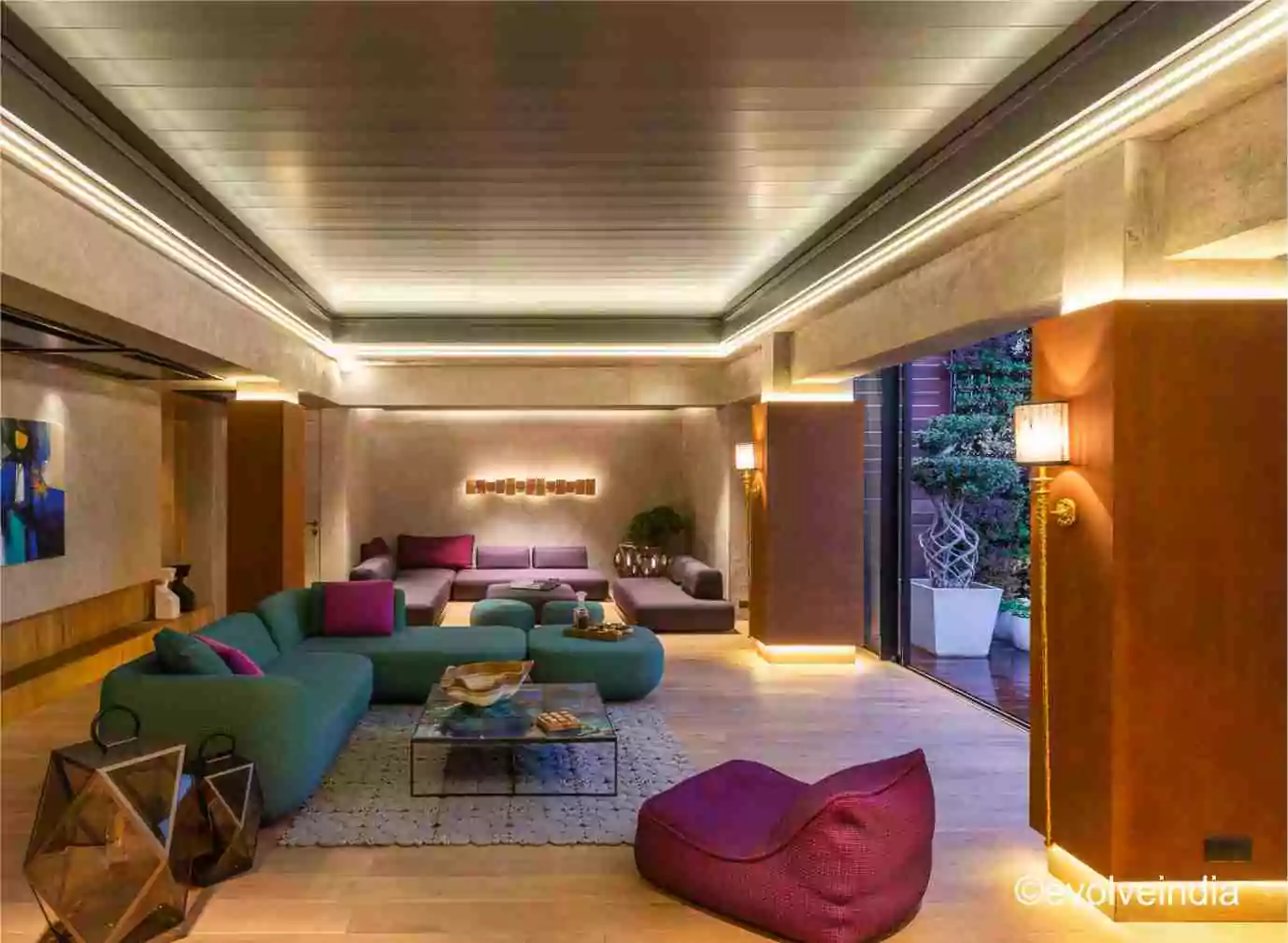 Concrete Finished Home Interiors by Evolve Inia