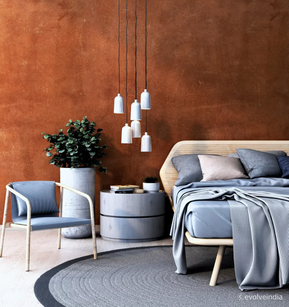 Paintable Rust Finish Rust finish wall for interiors