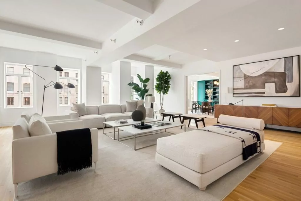 Minimalist Living Room Design Ideas by Evolve India