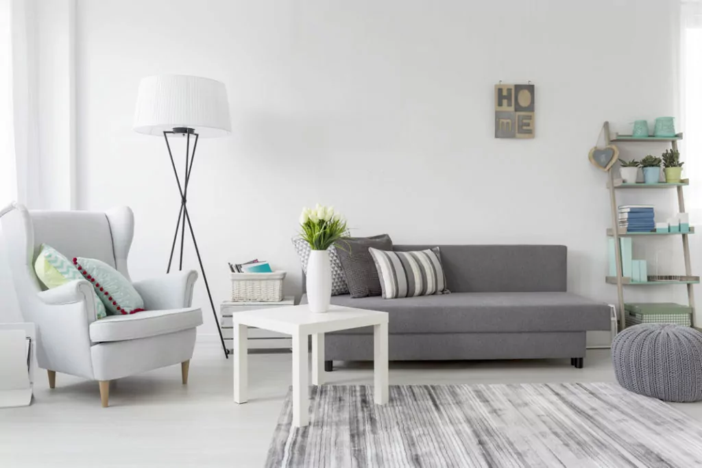 Minimalist Living Room Design Ideas by Evolve India