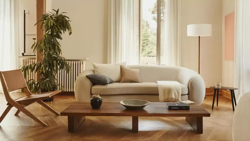 Minimalist Living Room Design Ideas by Evolve India