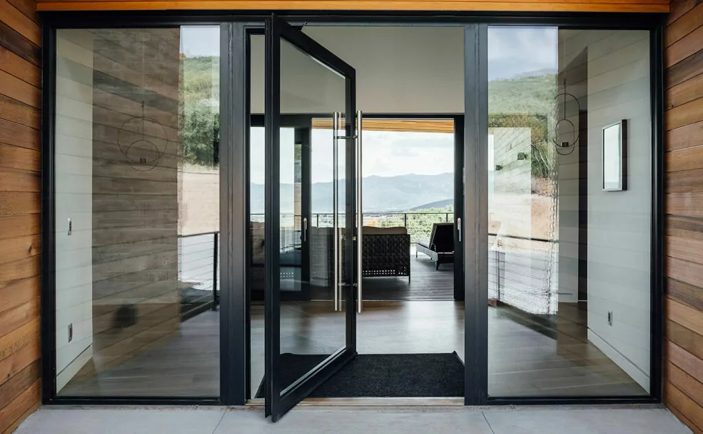 Villa pivot door design