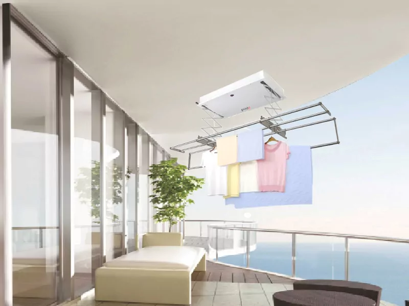 Automated Drying Rack installed in the balcony