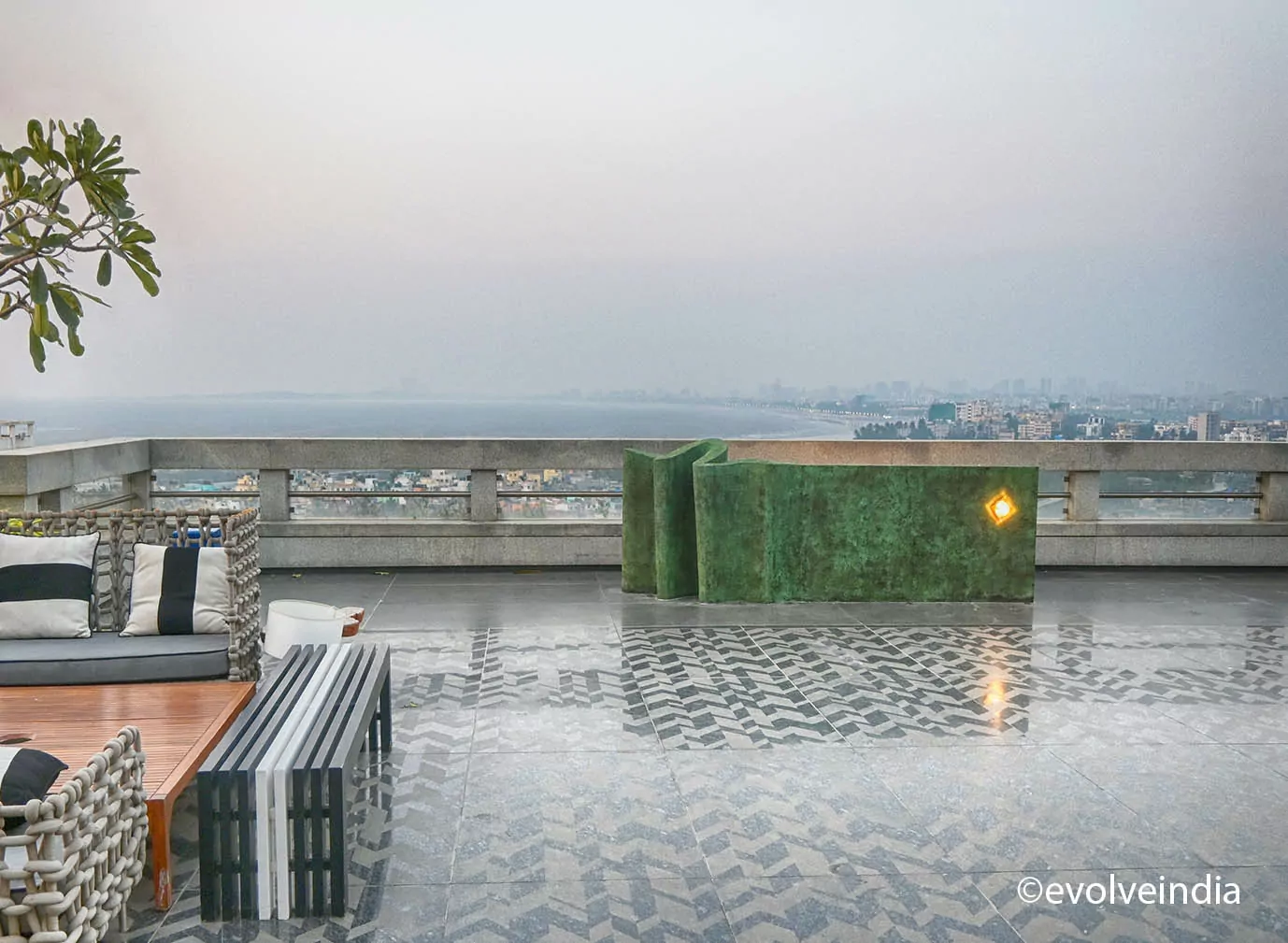 Karan Johar_Bar Table Rooftop bar table for Karan Johar done by Evolve India