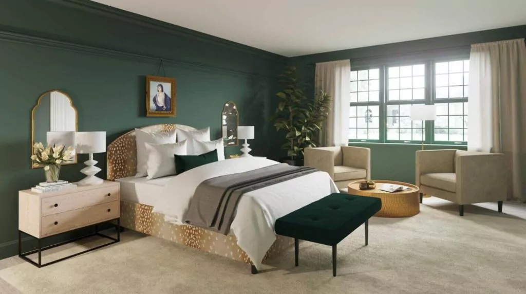 Bedroom paint ideas for accent wall