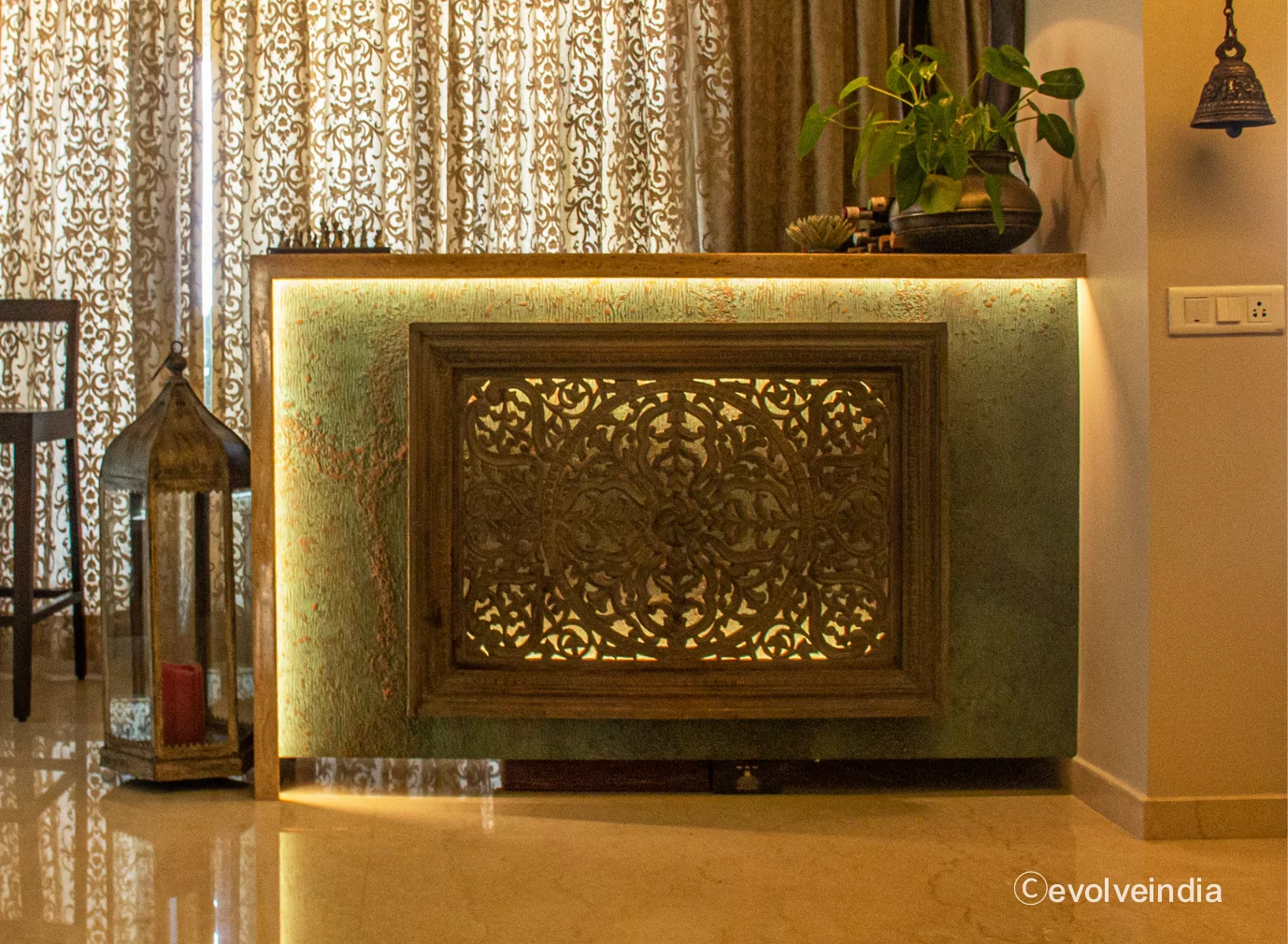 Table Design Copper Patina Bar Table By Evolve India