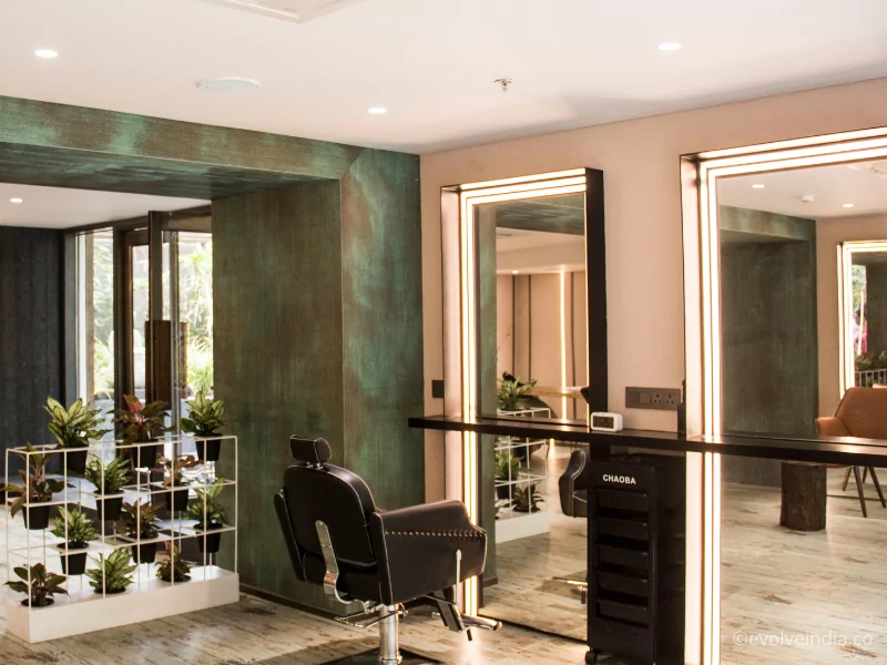 Image of Copper Patina finished interior walls