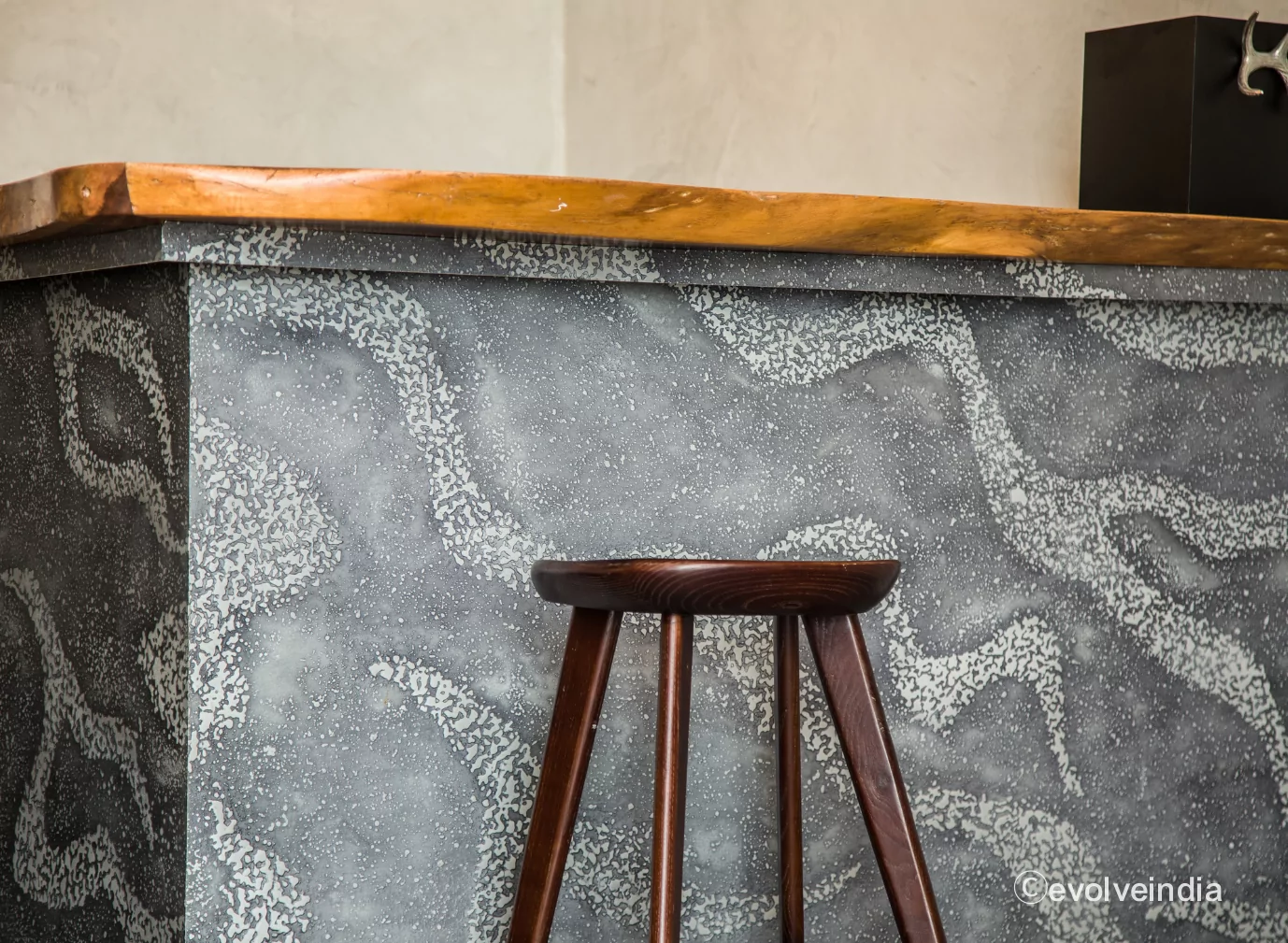 Gunmetal Bar Table Design Gunmetal Bar Table By Evolve India