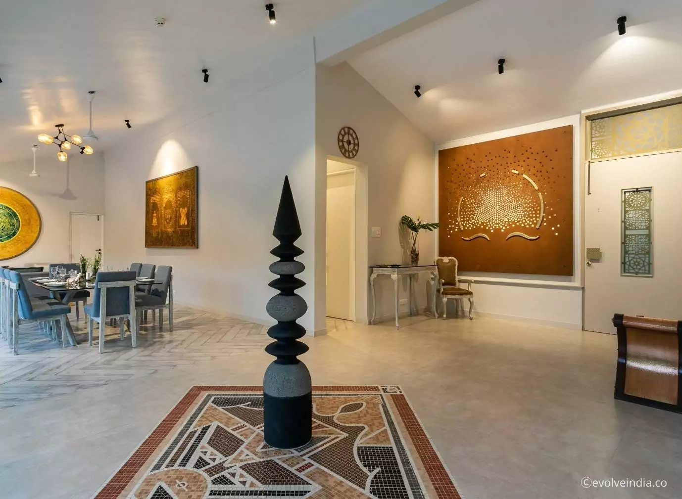 Project Work by Evolve India Le Sutra Great Escapes Rust Wall Art By Evolve India
