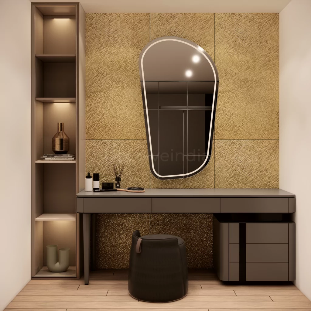 Press Pitted Bronze Panels For A Powder Area Of A Dubai Home