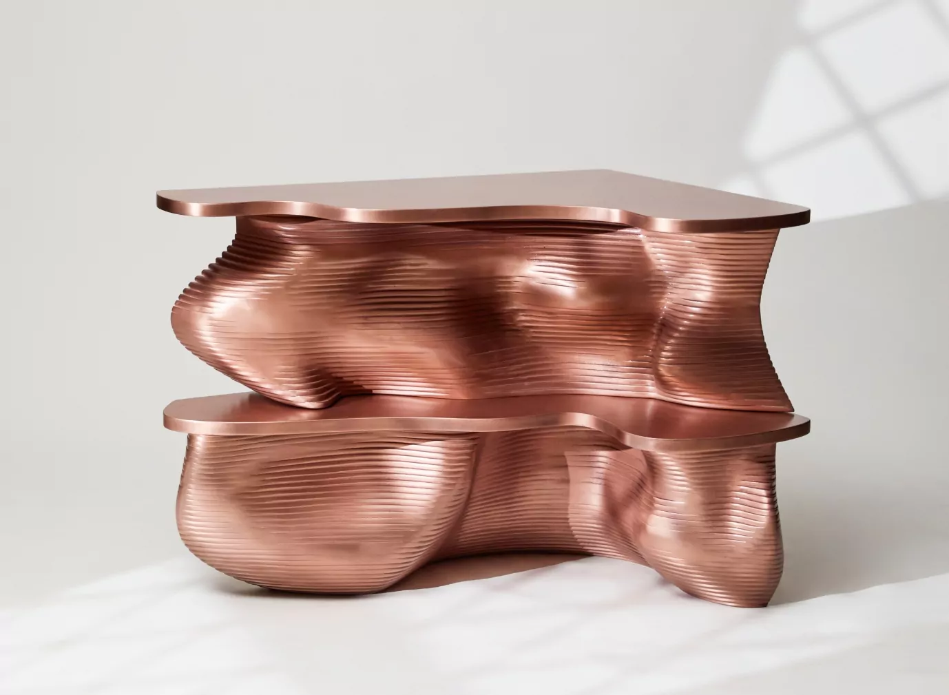 Terra Copper Console _ Forge Collection _ Evolve Artisanal x HSC Designs 1 Terra Copper Console _ Forge Collection _ Evolve Artisanal x HSC Designs