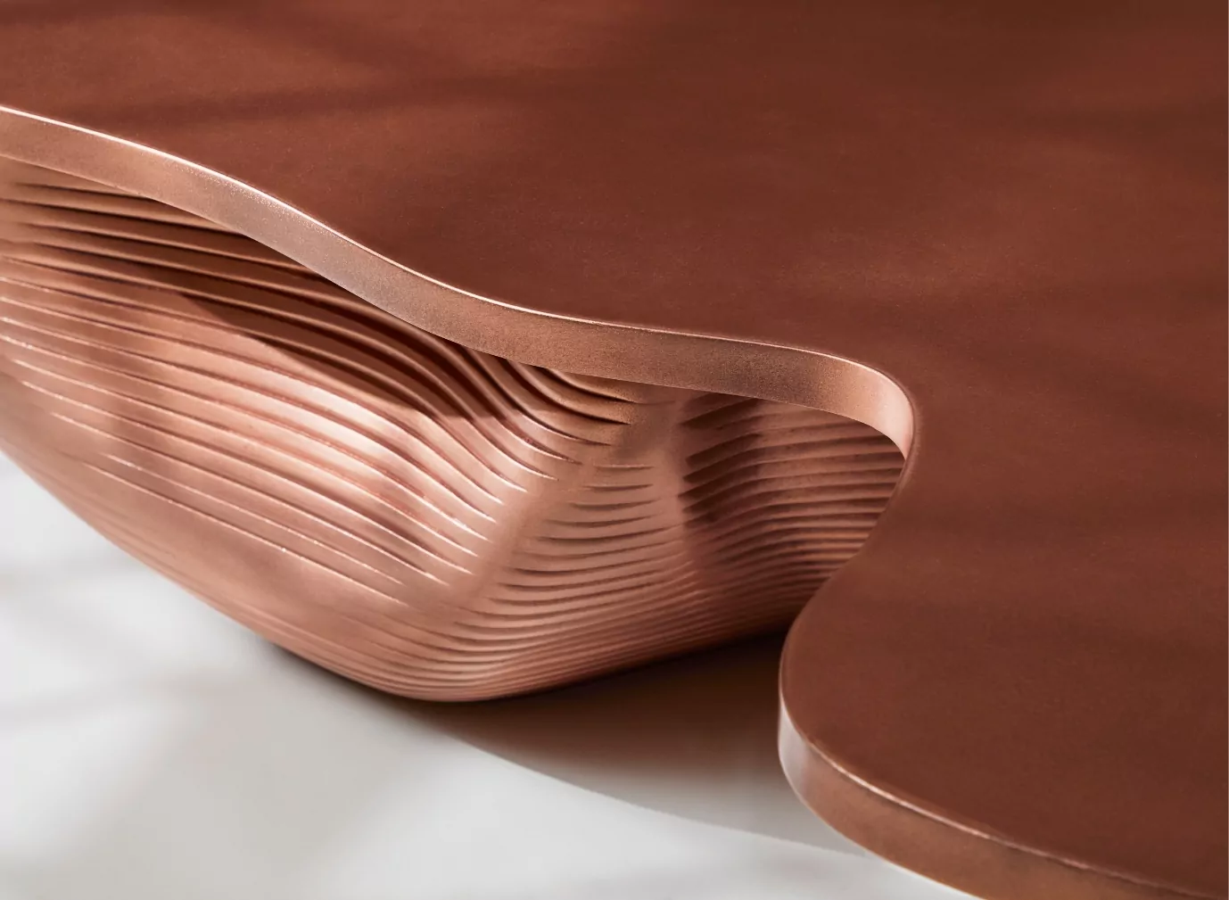 Terra Copper Console _ Forge Collection _ Evolve Artisanal x HSC Designs 3 Terra Copper Console _ Forge Collection _ Evolve Artisanal x HSC Designs